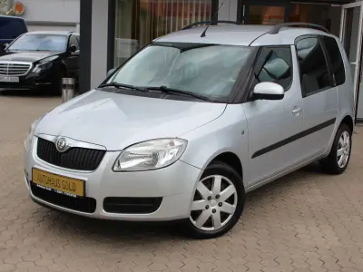 Gebraucht Skoda Roomster Plus Edition 86 PS (63 kW) 2009 Silber Van / Kleinbus
