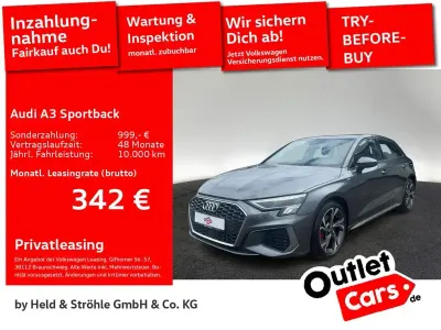 Gebraucht Audi A3 S-Line 150 PS (110 kW) 2023 Daytonagrau perleffekt Limousine