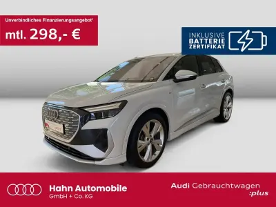 Gebraucht Audi Q4 e-tron S-Line 125 kW (170 PS) 2023 Weiß SUV