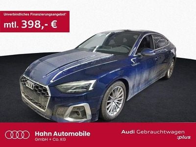 Gebraucht Audi A5 Sportback Business 204 PS (150 kW) 2023 Navarrablau metallic Kleinwagen