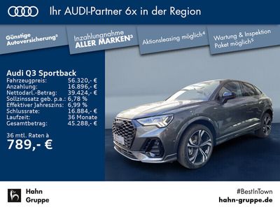 gebraucht Audi Q3 Q8 e-tronSportback S line 40 TDI qua