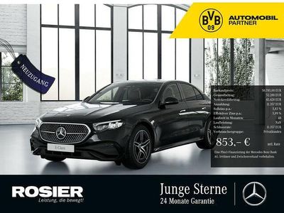 Gebraucht Mercedes E220 Advanced 197 PS (144 kW) 2024 Schwarz / obsidianschwarz Limousine