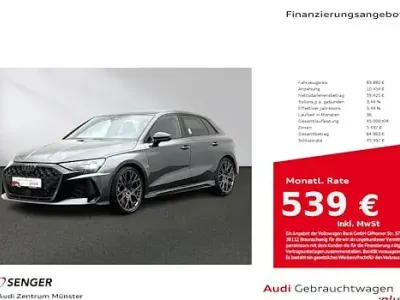 Brugt Audi RS3 Ambiente 400 HK (294 kW) 2025 Grå Sedan