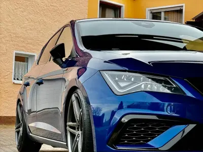 Usata Seat Leon CUPRA 300 CV (220 kW) 2018 Blu Berlina