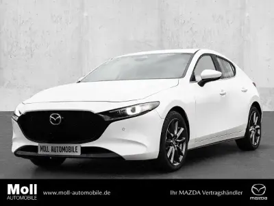 Neu Mazda 3 Exclusive-Line 140 PS (102 kW) 2025 Snowflake white Limousine