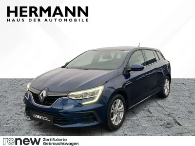 Gebraucht Renault Mégane GrandTour Life 116 PS (85 kW) 2021 Blau Kombi