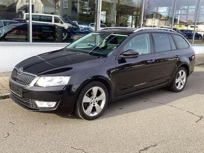 Gebraucht Skoda Octavia Elegance 150 PS (110 kW) 2015 Schwarzmagic perleffekt Kleinwagen