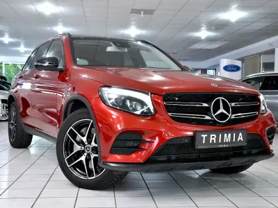 Używany Mercedes GLC350 AMG line 258 KM (189 kW) 2019 Czerwony SUV