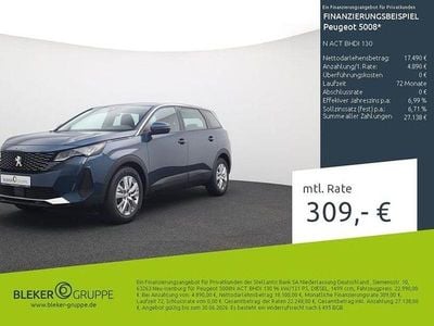 Gebraucht Peugeot 5008 131 PS (96 kW) 2021 Blau Limousine