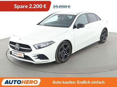 Usata Mercedes A180 AMG line 136 CV (100 kW) 2021 Bianco Berlina