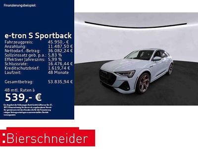 Gebraucht Audi e-tron Sportback 369 kW (503 PS) 2023 Weiss SUV