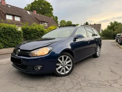 Gebraucht VW Golf VI Highline 105 PS (77 kW) 2010 Blau Kleinwagen