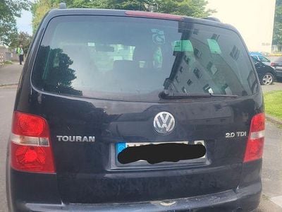 Gebraucht VW Touran Trendline 140 PS (102 kW) 2006 Schwarz Van / Kleinbus