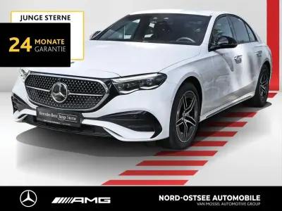 Gebraucht Mercedes E300 Night 204 PS (150 kW) 2024 Unilack polarweiß Limousine