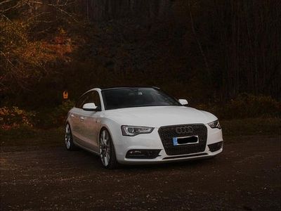 Gebraucht Audi A5 Sportback S-Line 224 PS (164 kW) 2014 Weiß Kleinwagen