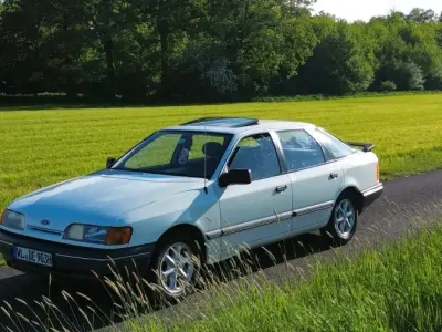 Käytetty Ford Scorpio 115 HP (84 kW) 1986 Valkoinen Sedan