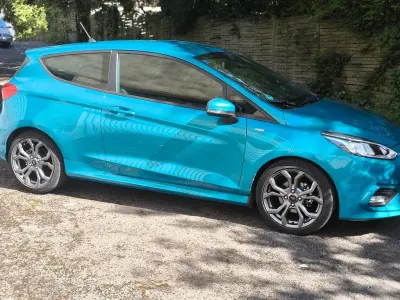 Gebraucht Ford Fiesta ST-Line 140 PS (102 kW) 2017 Blau Kleinwagen