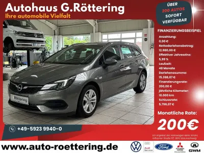 Gebraucht Opel Astra Edition 122 PS (89 kW) 2021 Grau Kombi
