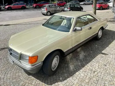 Brugt Mercedes 380 204 HK (150 kW) 1983 Grøn Coupe