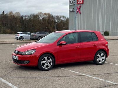 Gebraucht VW Golf VI Highline 122 PS (89 kW) 2009 Rot Kleinwagen
