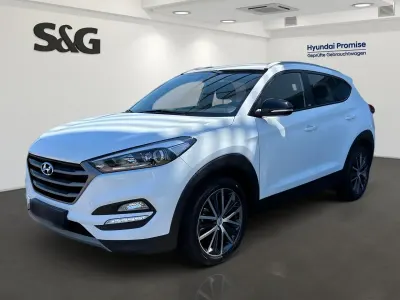 Gebraucht Hyundai Tucson Passion 177 PS (130 kW) 2018 Sol (weiss SUV