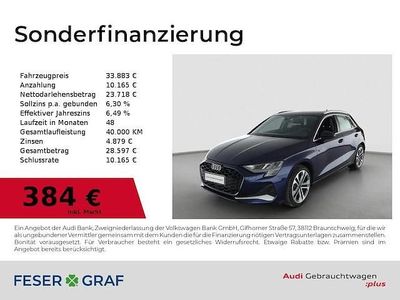 Gebraucht Audi A3 Advanced Plus 116 PS (85 kW) 2025 Navarrablau metallic Limousine