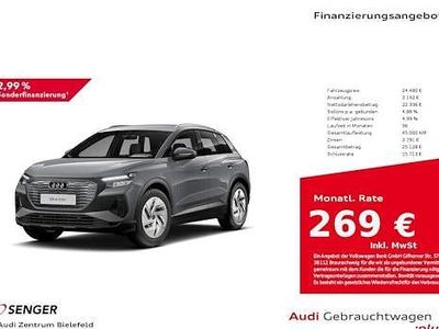 Używany Audi Q4 e-tron Comfort 125 kW (170 KM) 2023 Szary SUV