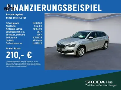 Gebraucht Skoda Scala Ambition 110 PS (80 kW) 2023 Silber Kleinwagen