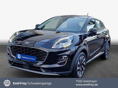 Agate black metallic Gebraucht 2023 Ford Puma Titanium SUV | 19.880 € (Fairer Preis)