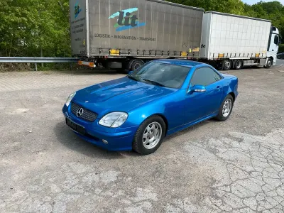 Gebraucht Mercedes SLK200 163 PS (119 kW) 2002 Blau Cabrio