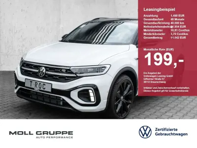 Gebraucht VW T-Roc R-line 150 PS (110 kW) 2026 Schwarz SUV