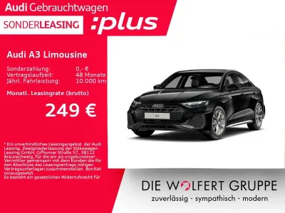 Gebraucht Audi A3 S-Line 150 PS (110 kW) 2025 Schwarz Limousine