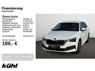 Gebraucht Skoda Scala Tour 110 PS (80 kW) 2022 Weiß Kleinwagen