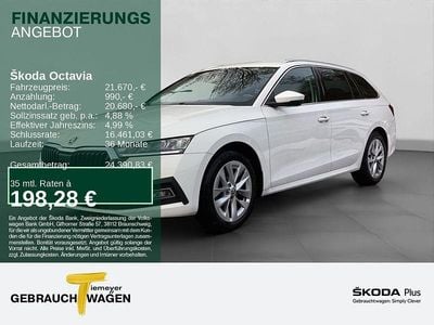 Weiß Gebraucht 2023 Skoda Octavia Style Kombi | 21.390 € (Superpreis)