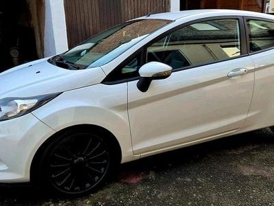 Gebraucht Ford Fiesta Trend 60 PS (44 kW) 2012 Weiß Kleinwagen