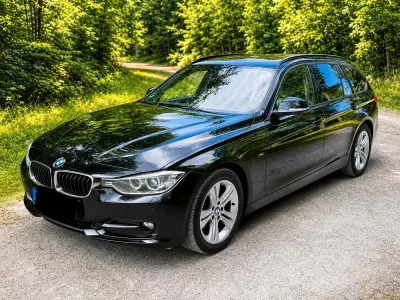 Używany BMW 320 Shadowline 184 KM (135 kW) 2012 Czarny Kombi