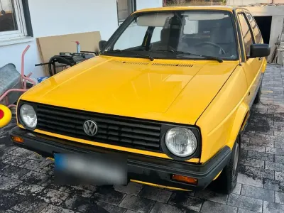 Gebraucht VW Golf II 54 PS (39 kW) 1987 Gelb Kleinwagen