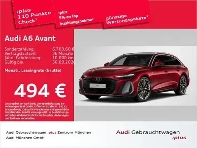 Neu Audi A6 S-Line 367 PS (269 kW) 2025 Grenadinerot metallic Kombi