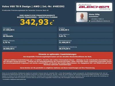 Second-hand Volvo V60 R-Design 392 CP (288 kW) 2021 Alb Break