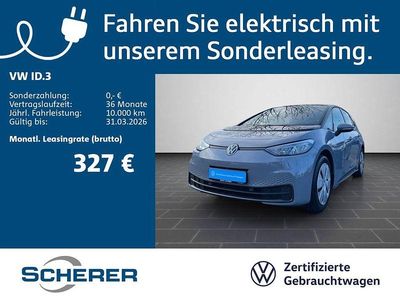 Gebraucht VW ID.3 Pro 107 kW (146 PS) 2022 Mondsteingrau / schwarz Kleinwagen