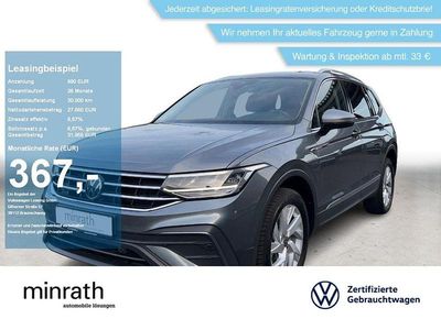 Gebraucht VW Tiguan Allspace Life 150 PS (110 kW) 2022 Grau SUV