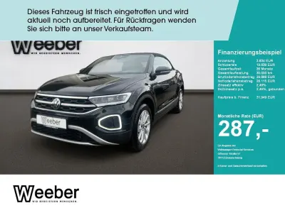 Gebraucht VW T-Roc Cabriolet Style 150 PS (110 kW) 2025 Deep black perleffekt (metallic) Cabrio