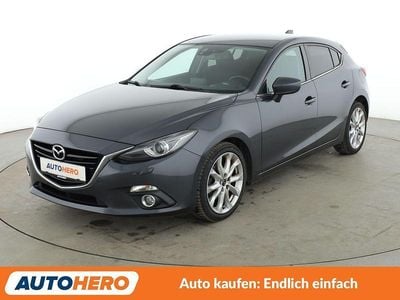 Grau Gebraucht 2015 Mazda 3 Sports-Line Limousine | 12.850 € (Etwas zu teuer)