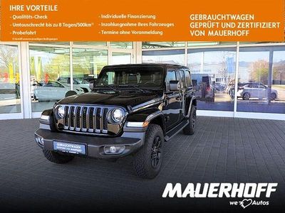 Gebraucht Jeep Wrangler Unlimited 80th Anniversary 272 PS (200 kW) 2021 Schwarz SUV