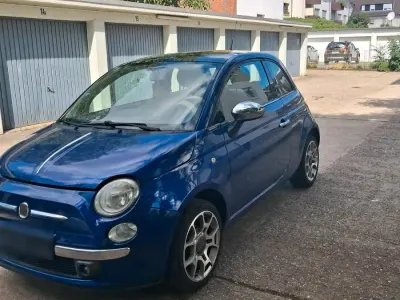 Gebraucht Fiat Cinquecento 2009 Blau Kleinwagen