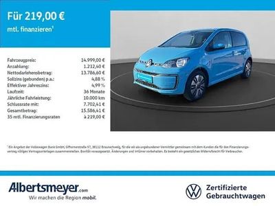 Usata VW e-up! move up! 44 kW (61 CV) 2021 Blu Utilitaria