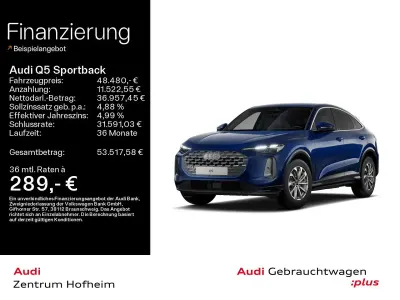 Używany Audi Q5 204 KM (150 kW) 2025 Niebieski SUV