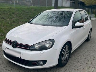 gebraucht VW Golf VI 1,4 weiß