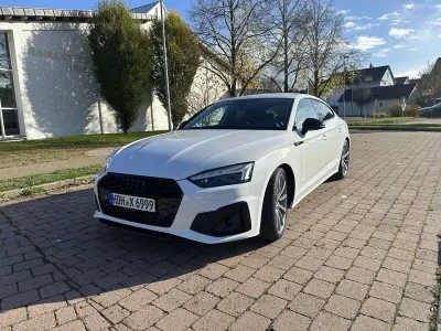 Gebraucht Audi A5 S-Line 204 PS (150 kW) 2022 Weiß Coupé