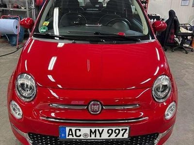 Usata Fiat 500C 69 CV (50 kW) 2017 Rosso Cabrio